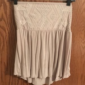 American eagle strapless top